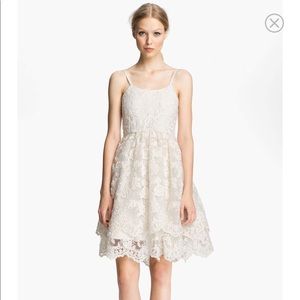 Alice and Olivia tank lace white dress Size 0